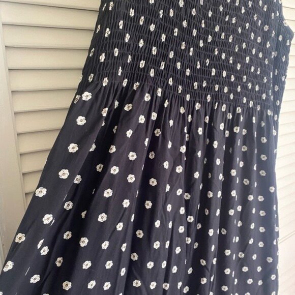 Croft & Barrow Black and White Floral Midi Dress Size L - Picture 4 of 4